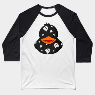 Ghost Pattern Rubber Duck Baseball T-Shirt